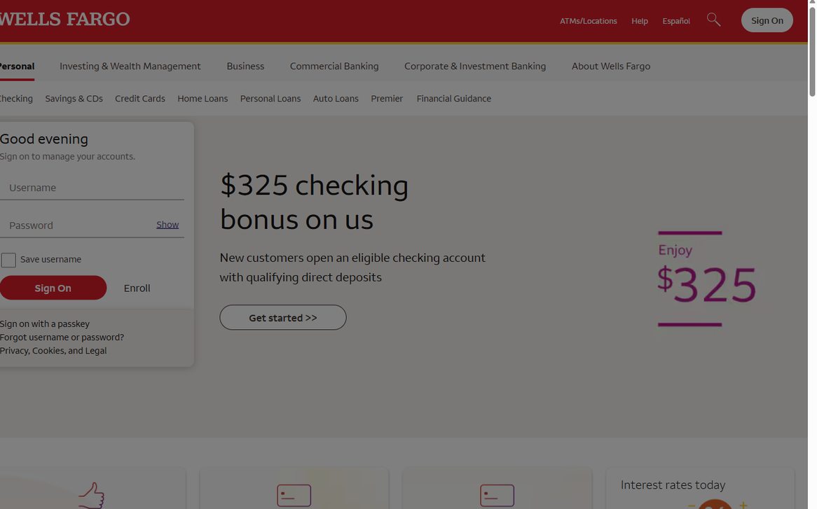Wells Fargo – wellsfargo.com