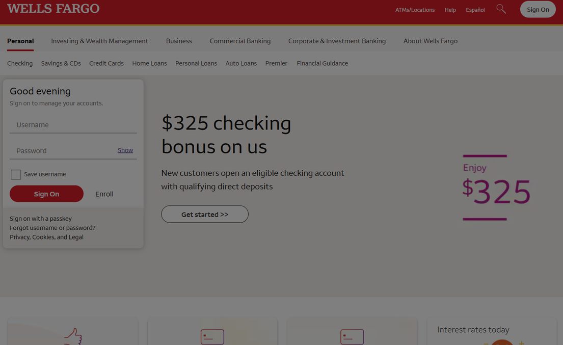 Wells Fargo – wellsfargo.com
