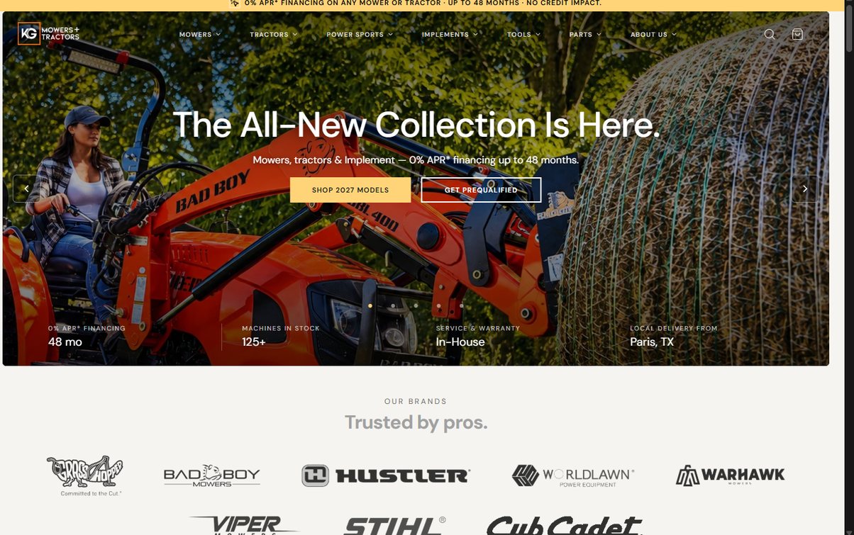 K and G Mowers – kgmowers.com